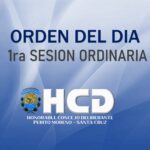 Orden del Día de la 1ra Sesión Ordinaria Periodo Legislativo 2023.